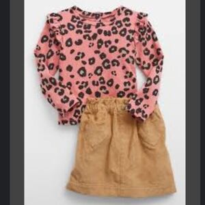 GAP Kids Pink Leopard Print Set